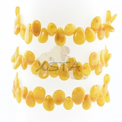 Dark butterscotch drop amber bracelet